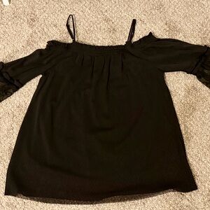 by & by Black Off-Shoulder Blouse